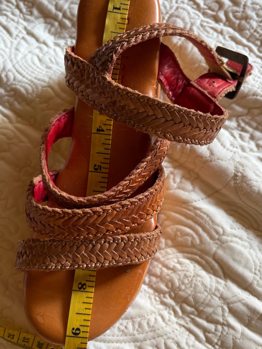 Bed Stu leather sandals brown six 6 - Picture 9 of 9